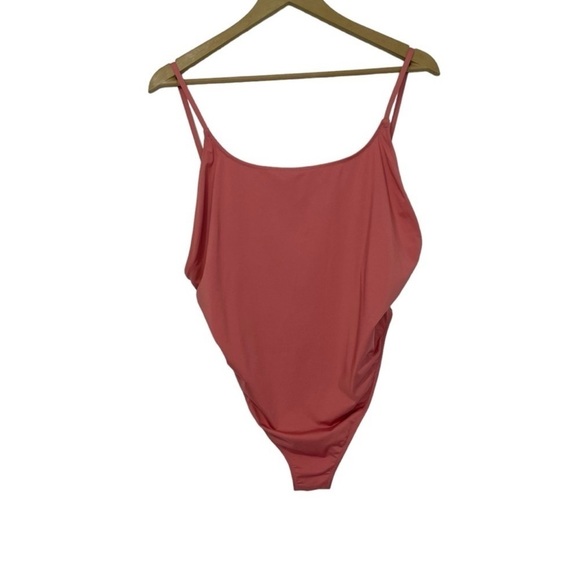 J. Crew Playa Newport Scoopback Blush Pink One Piece Swimsuit Size Large - Picture 1 of 8